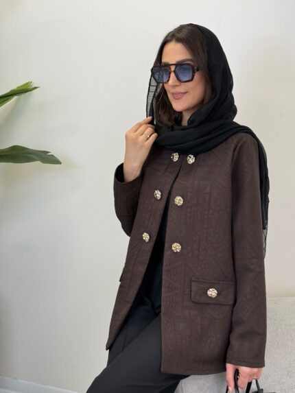 کت رونیا قهوه‌ای